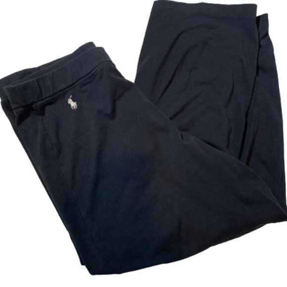 Ralph Lauren Golf Black Athletic Legging Cropped Pants - Picture 1 of 5